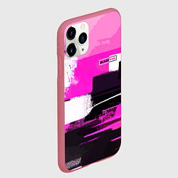 Чехол iPhone 11 Pro матовый Black pink - girl-group - South Korea, цвет: 3D-малиновый — фото 2