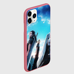 Чехол iPhone 11 Pro матовый Зак Клауд и Сефирот final fantasy 7, цвет: 3D-малиновый — фото 2