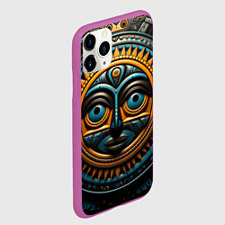 Чехол iPhone 11 Pro матовый Африканское солнце, цвет: 3D-фиолетовый — фото 2