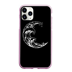 Чехол iPhone 11 Pro матовый Moon wave