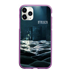 Чехол iPhone 11 Pro матовый STALKER Одиночка призрак, цвет: 3D-фиолетовый