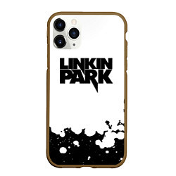 Чехол iPhone 11 Pro матовый Linkin park black album, цвет: 3D-коричневый