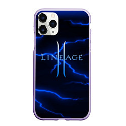 Чехол iPhone 11 Pro матовый Lineage storm, цвет: 3D-светло-сиреневый