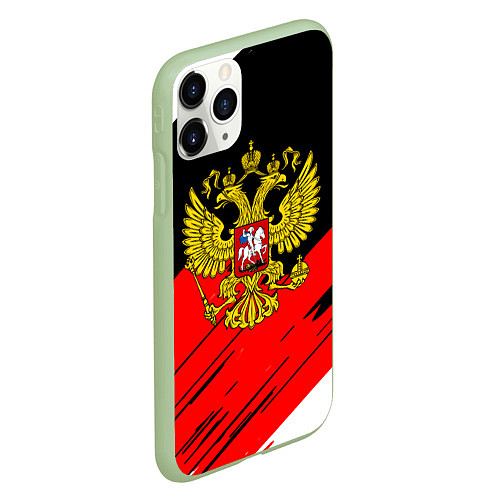 Чехол iPhone 11 Pro матовый Рерб РФ краски / 3D-Салатовый – фото 2