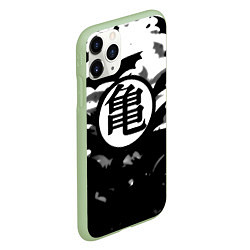 Чехол iPhone 11 Pro матовый Dragon ball Helloween bat, цвет: 3D-салатовый — фото 2