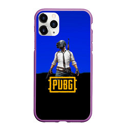 Чехол iPhone 11 Pro матовый Pubg modern game 2023, цвет: 3D-фиолетовый