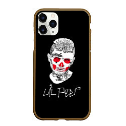 Чехол iPhone 11 Pro матовый Lil Peep idol 2023, цвет: 3D-коричневый