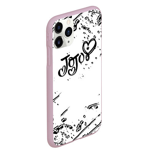 Чехол iPhone 11 Pro матовый JoJos Bizarre splash love anime / 3D-Розовый – фото 2