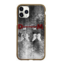 Чехол iPhone 11 Pro матовый Depeche Mode - Memento Mori gothic, цвет: 3D-коричневый