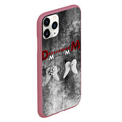 Чехол iPhone 11 Pro матовый Depeche Mode - Memento Mori gothic, цвет: 3D-малиновый — фото 2