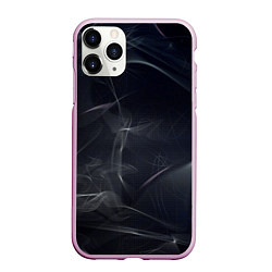 Чехол iPhone 11 Pro матовый Серый дым и тьма, цвет: 3D-розовый