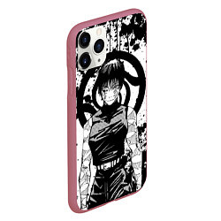 Чехол iPhone 11 Pro матовый Маки из клана Зенин - manga, цвет: 3D-малиновый — фото 2