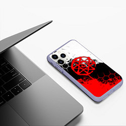 Чехол iPhone 11 Pro матовый Печать Альфонса - стальной алхимик, цвет: 3D-светло-сиреневый — фото 2