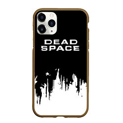 Чехол iPhone 11 Pro матовый Dead Space монстры космоса, цвет: 3D-коричневый