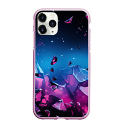 Чехол iPhone 11 Pro матовый Плиты абстракционизма, цвет: 3D-розовый