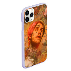 Чехол iPhone 11 Pro матовый Lil Peep розы, цвет: 3D-светло-сиреневый — фото 2