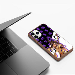 Чехол iPhone 11 Pro матовый Сайно - Геншин Импакт, цвет: 3D-коричневый — фото 2
