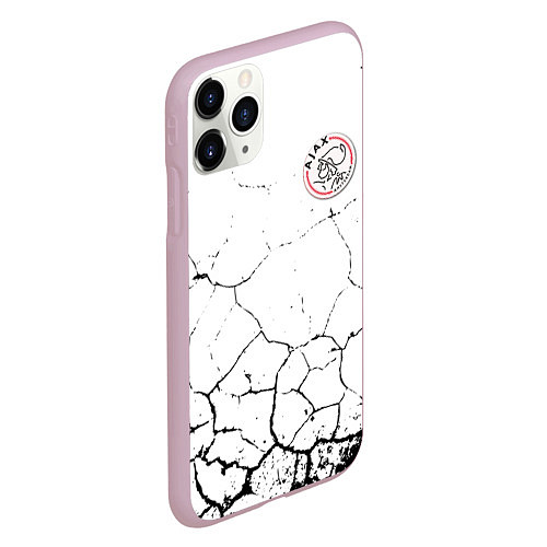 Чехол iPhone 11 Pro матовый Фк Аякс / 3D-Розовый – фото 2