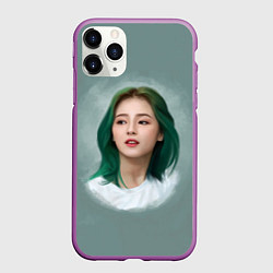 Чехол iPhone 11 Pro матовый Nancy Momaland, цвет: 3D-фиолетовый