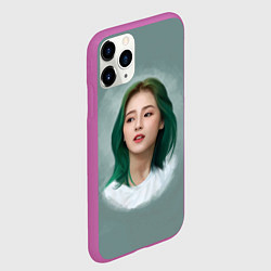 Чехол iPhone 11 Pro матовый Nancy Momaland, цвет: 3D-фиолетовый — фото 2