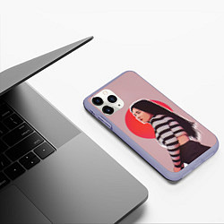 Чехол iPhone 11 Pro матовый Nancy Momaland, цвет: 3D-светло-сиреневый — фото 2