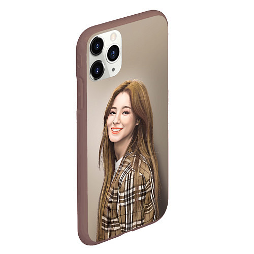Чехол iPhone 11 Pro матовый Нэнси Момаленд / 3D-Коричневый – фото 2