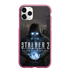 Чехол iPhone 11 Pro матовый STALKER 2 одиночка с артефактом