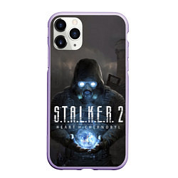 Чехол iPhone 11 Pro матовый STALKER 2 одиночка с артефактом