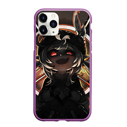 Чехол iPhone 11 Pro матовый Genshin Impact Klee Yandere