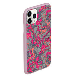 Чехол iPhone 11 Pro матовый Розовый серый сон, цвет: 3D-розовый — фото 2