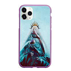 Чехол iPhone 11 Pro матовый Within Temptation ritual, цвет: 3D-фиолетовый