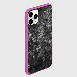 Чехол iPhone 11 Pro матовый Абстракция - стареющее железо, цвет: 3D-фиолетовый — фото 2