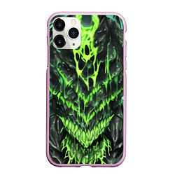 Чехол iPhone 11 Pro матовый Green slime