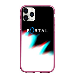 Чехол iPhone 11 Pro матовый Portal game blink color