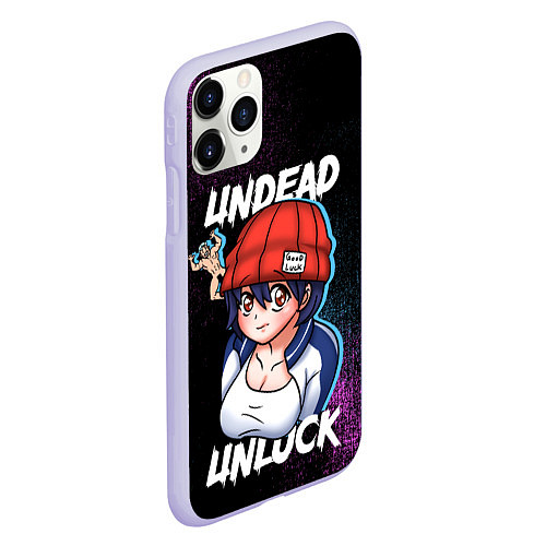 Чехол iPhone 11 Pro матовый Undead Unluck - Characters / 3D-Светло-сиреневый – фото 2