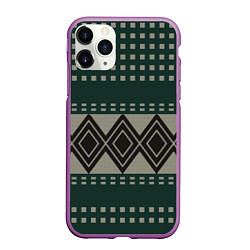 Чехол iPhone 11 Pro матовый Свитер пацана, цвет: 3D-фиолетовый