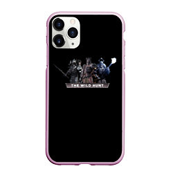 Чехол iPhone 11 Pro матовый The Witcher CD Projekt, цвет: 3D-розовый