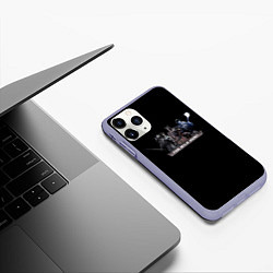 Чехол iPhone 11 Pro матовый The Witcher CD Projekt, цвет: 3D-светло-сиреневый — фото 2