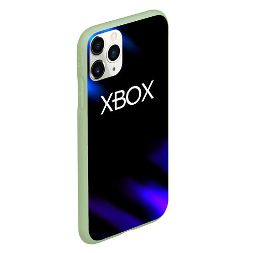 Чехол iPhone 11 Pro матовый Xbox neon games / 3D-Салатовый – фото 2