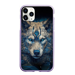 Чехол iPhone 11 Pro матовый Fantasy wolf