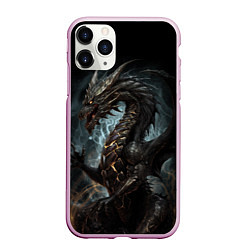 Чехол iPhone 11 Pro матовый Фэнтази дракон символ 2024, цвет: 3D-розовый