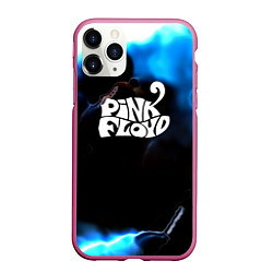 Чехол iPhone 11 Pro матовый Pink floyd абстракт бенд