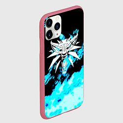 Чехол iPhone 11 Pro матовый Ведьмак ghostrider Геральт, цвет: 3D-малиновый — фото 2
