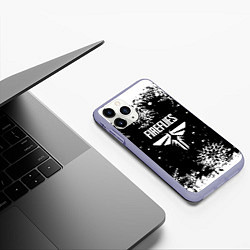 Чехол iPhone 11 Pro матовый The last of us winter snow, цвет: 3D-светло-сиреневый — фото 2