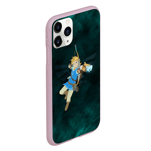 Чехол iPhone 11 Pro матовый Zelda the game / 3D-Розовый – фото 2