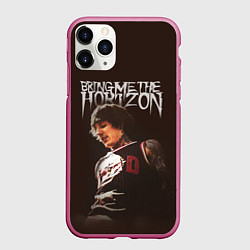 Чехол iPhone 11 Pro матовый Oli Sykes - Bring Me the Horizon, цвет: 3D-малиновый