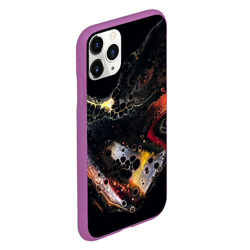 Чехол iPhone 11 Pro матовый Berco / 3D-Фиолетовый – фото 2