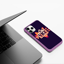 Чехол iPhone 11 Pro матовый УКК плёнка, цвет: 3D-фиолетовый — фото 2