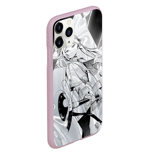 Чехол iPhone 11 Pro матовый Sousou no Frieren / 3D-Розовый – фото 2