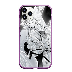 Чехол iPhone 11 Pro матовый Sousou no Frieren, цвет: 3D-фиолетовый